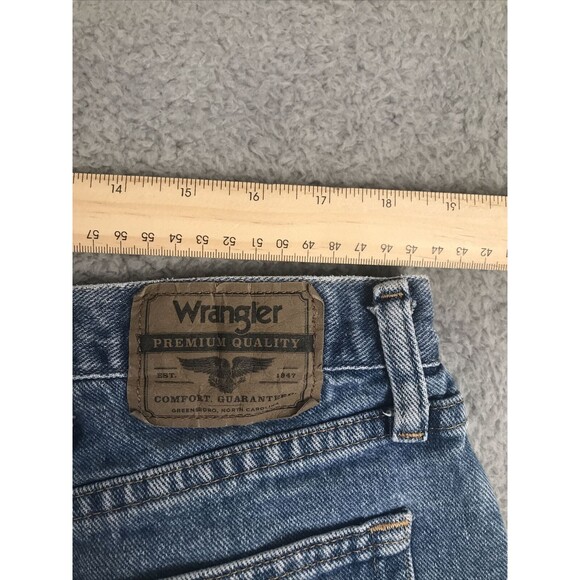 Wrangler Jeans Shorts Mens Size 38 40 Blue Denim Relaxed Fit Pockets 606W1DH - Picture 12 of 12